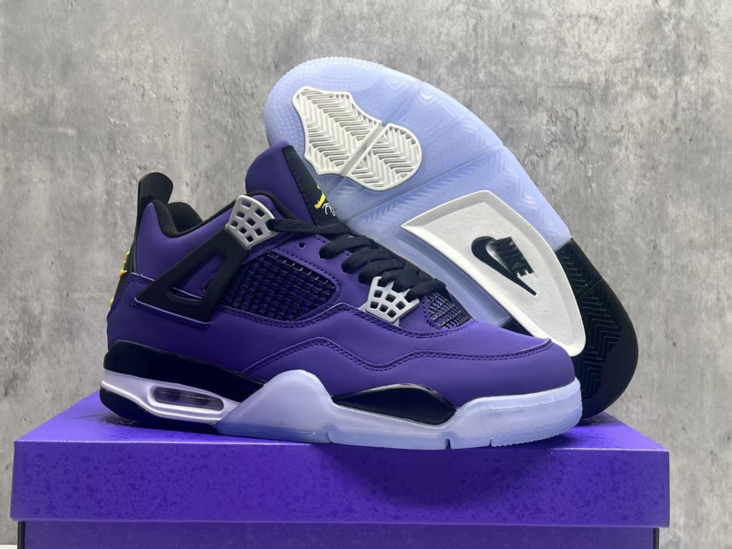 Air Jordan 4 Retro Lakers Purple-Gold | Color Contrast Edit