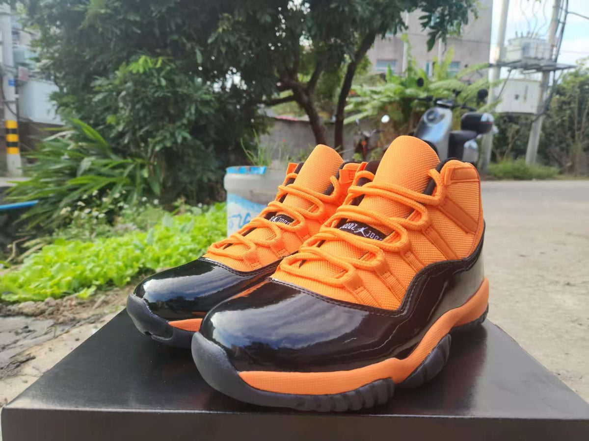 Air Jordan 11 Retro Orange, Red & Black | Ember Contrast Edit