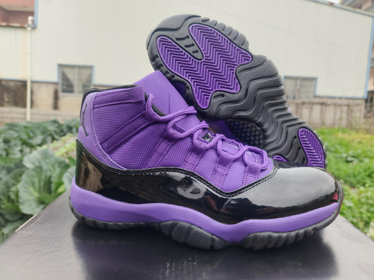 Air Jordan 11 Retro Men's Black-Purple | Violet Eclipse
