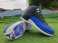 Air Jordan 12 Black, Blue & White | Blue Shadow Edit
