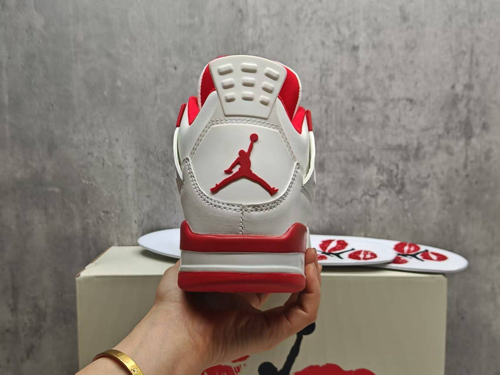 Air Jordan 4 Retro Valentine's Day Sierra Red & White | Loveletter Edit