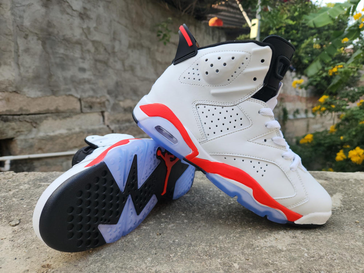 Air Jordan 6 Retro Men's White Infrared Black CT8529-105 | Signal Shift