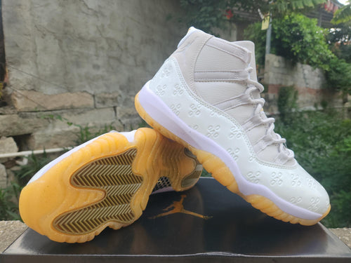 Air Jordan 11 Retro High-Frequency White-Light Yellow | Daylight Resonance