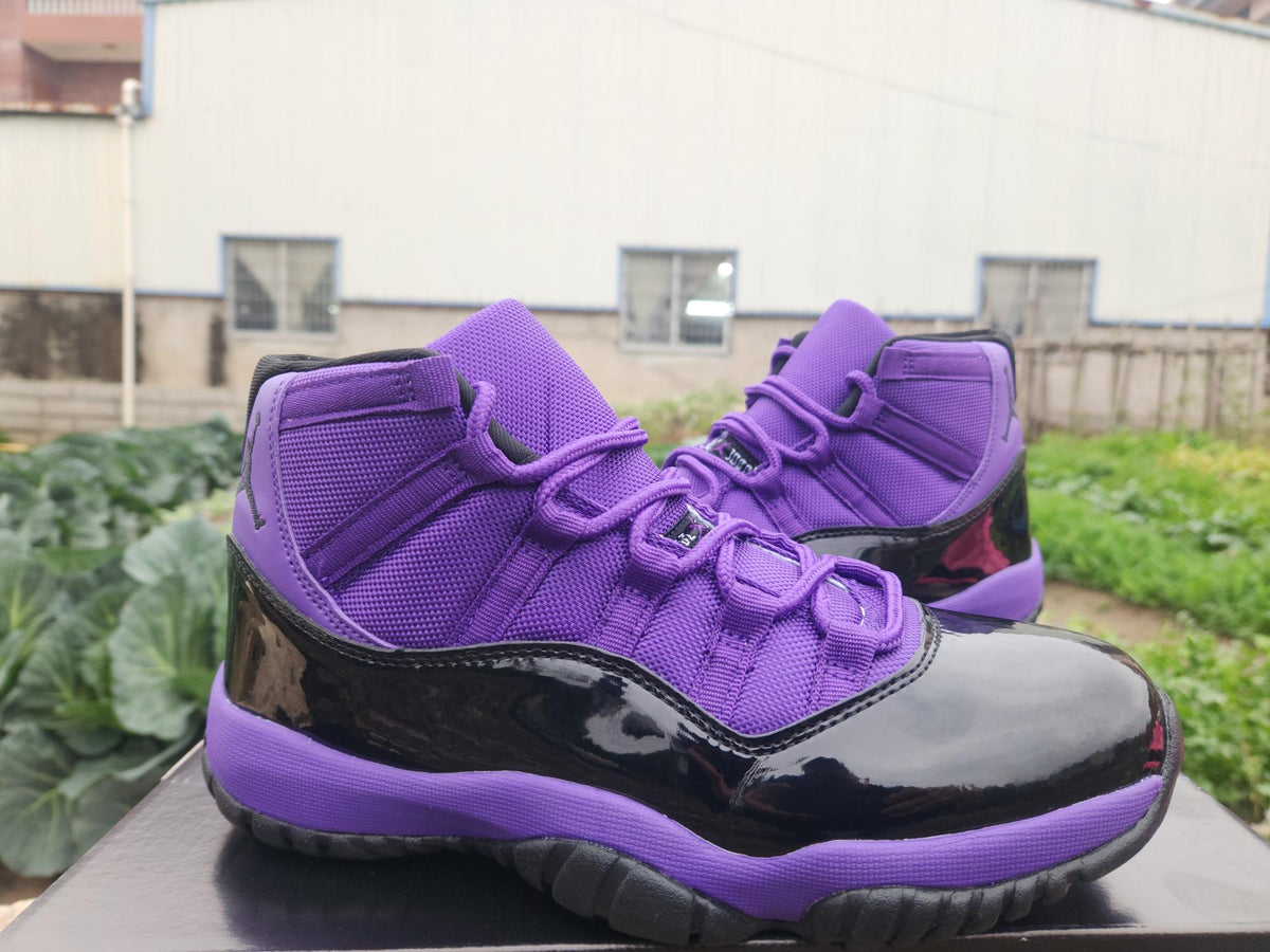 Air Jordan 11 Retro Men's Black-Purple | Violet Eclipse