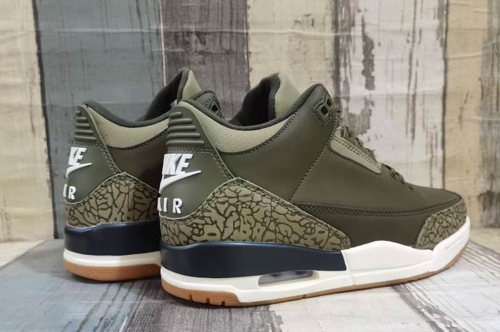 Air Jordan 3 Retro Men's Medium Olive | Woodland Edit