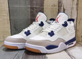 Air Jordan 4 Retro Off-White & Blue | Porcelain Current Edit