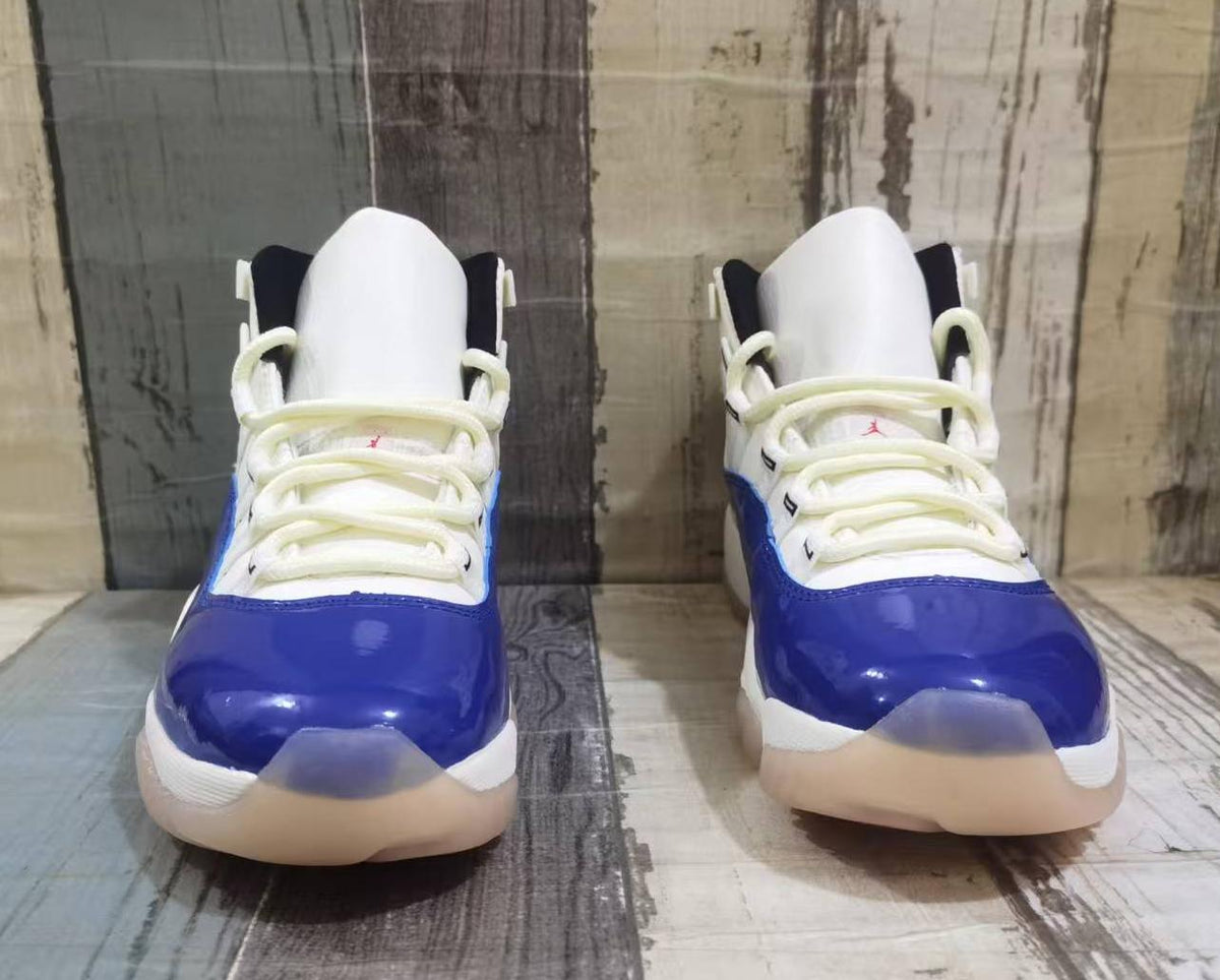Air Jordan 11 Retro White, Blue & Red | Tricolor Rhythm Edit