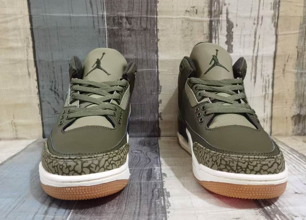 Air Jordan 3 Retro Men's Medium Olive | Woodland Edit
