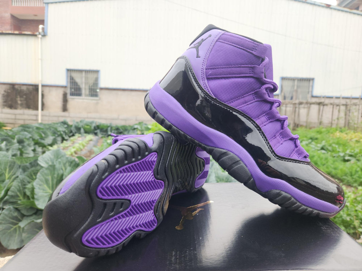 Air Jordan 11 Retro Men's Black-Purple | Violet Eclipse