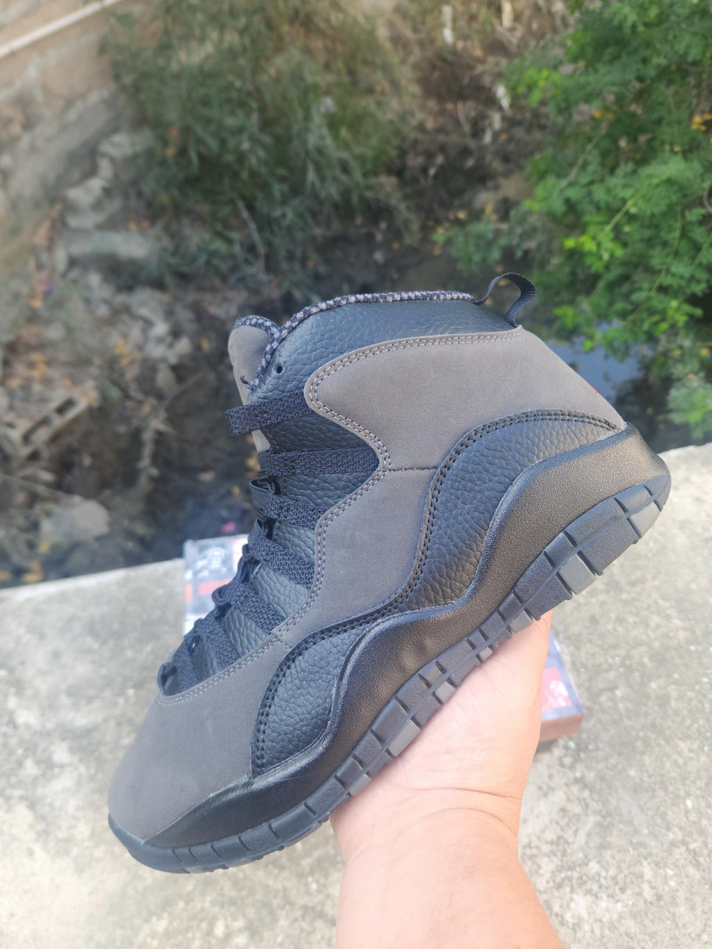 Air Jordan 10 Retro Shadow Grey Black | Graphite Nocturne