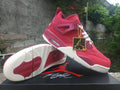 Air Jordan 4 Retro Red Purple Gold | Chromatic Crest Edit