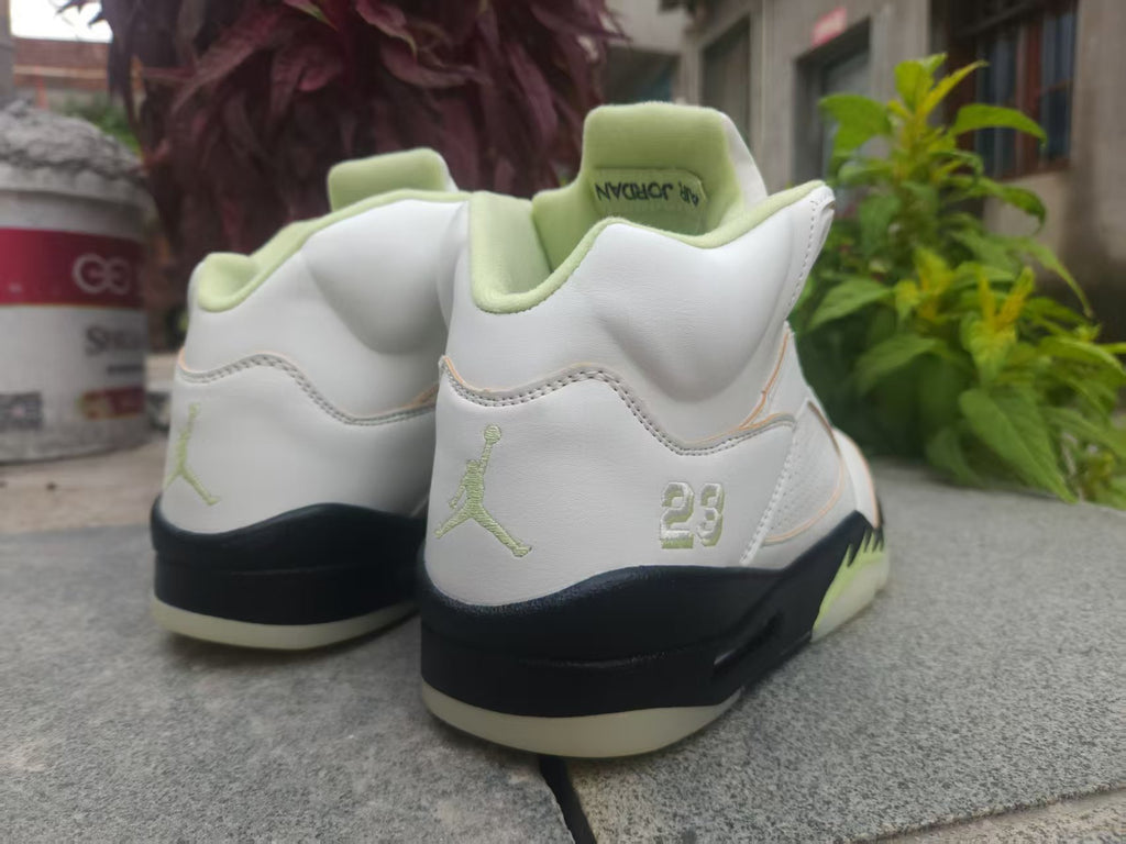 Air Jordan 5 Retro Pale Green Sneakers | Verdant Drift