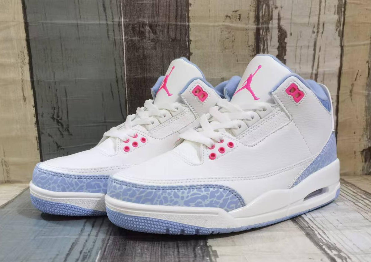 Air Jordan 3 Retro Men's Off-White Pink Red | Rosewave Edit