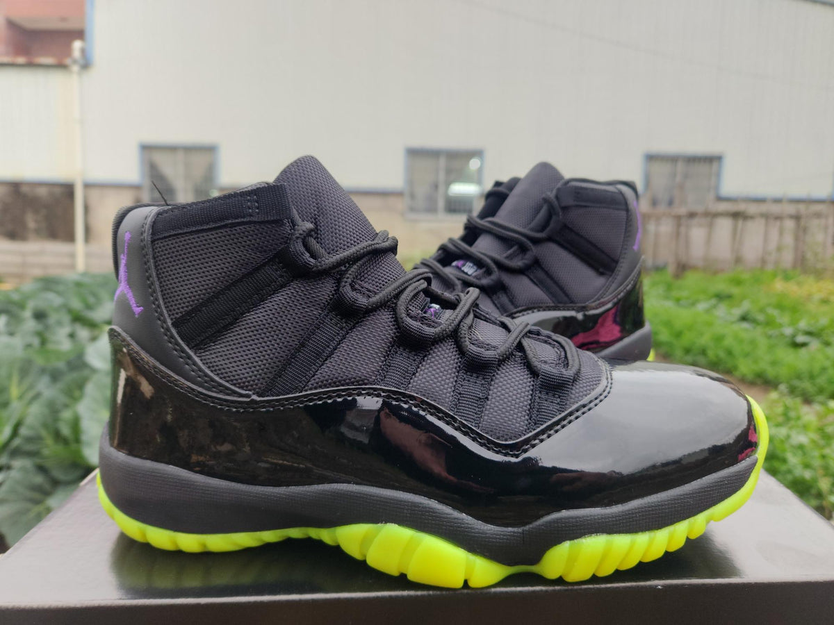 Air Jordan 11 Retro Black-Green | Midnight Canopy