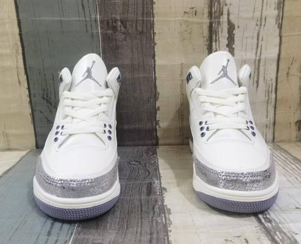 Air Jordan 3 Retro Men's Beige-Silver | Sandlight Edit