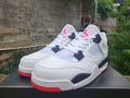 Air Jordan 4 Retro White & Red | Signal Contrast Edit