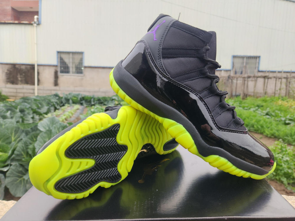 Air Jordan 11 Retro Black-Green | Midnight Canopy