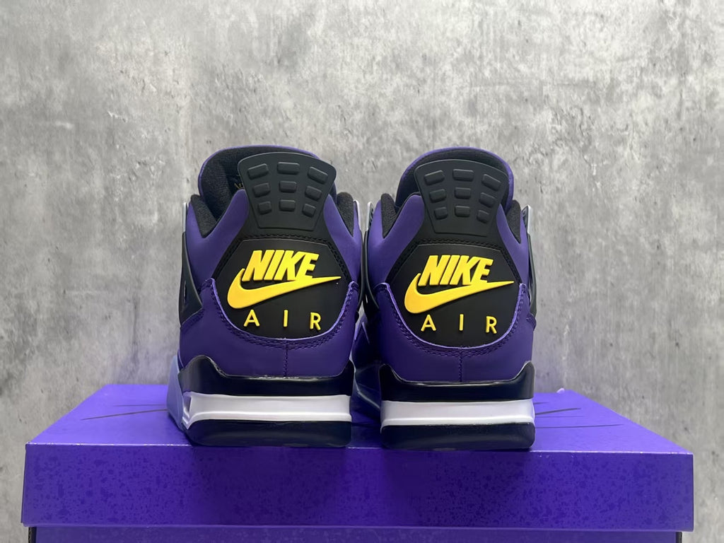 Air Jordan 4 Retro Lakers Purple-Gold | Color Contrast Edit