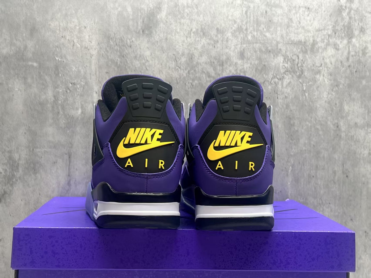 Air Jordan 4 Retro Lakers Purple-Gold | Color Contrast Edit