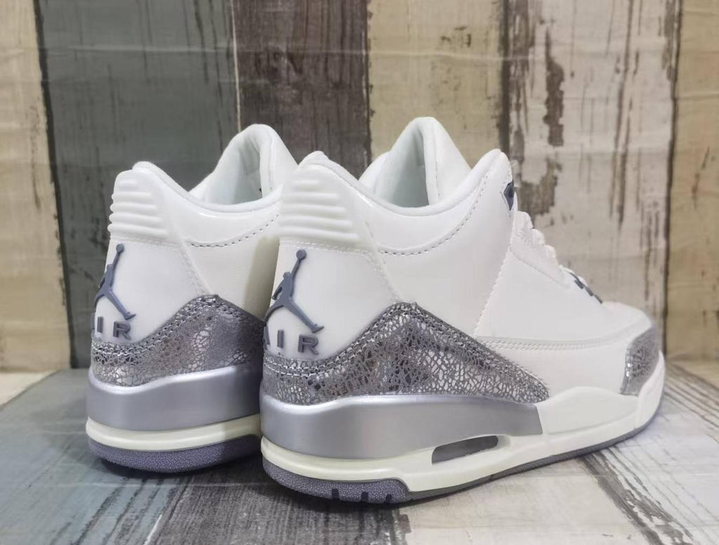Air Jordan 3 Retro Men's Beige-Silver | Sandlight Edit