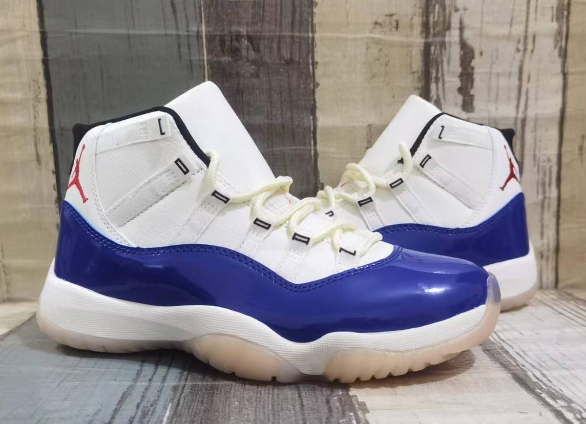 Air Jordan 11 Retro White, Blue & Red | Tricolor Rhythm Edit