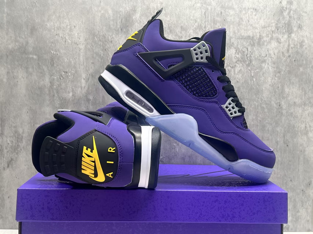 Air Jordan 4 Retro Lakers Purple-Gold | Color Contrast Edit