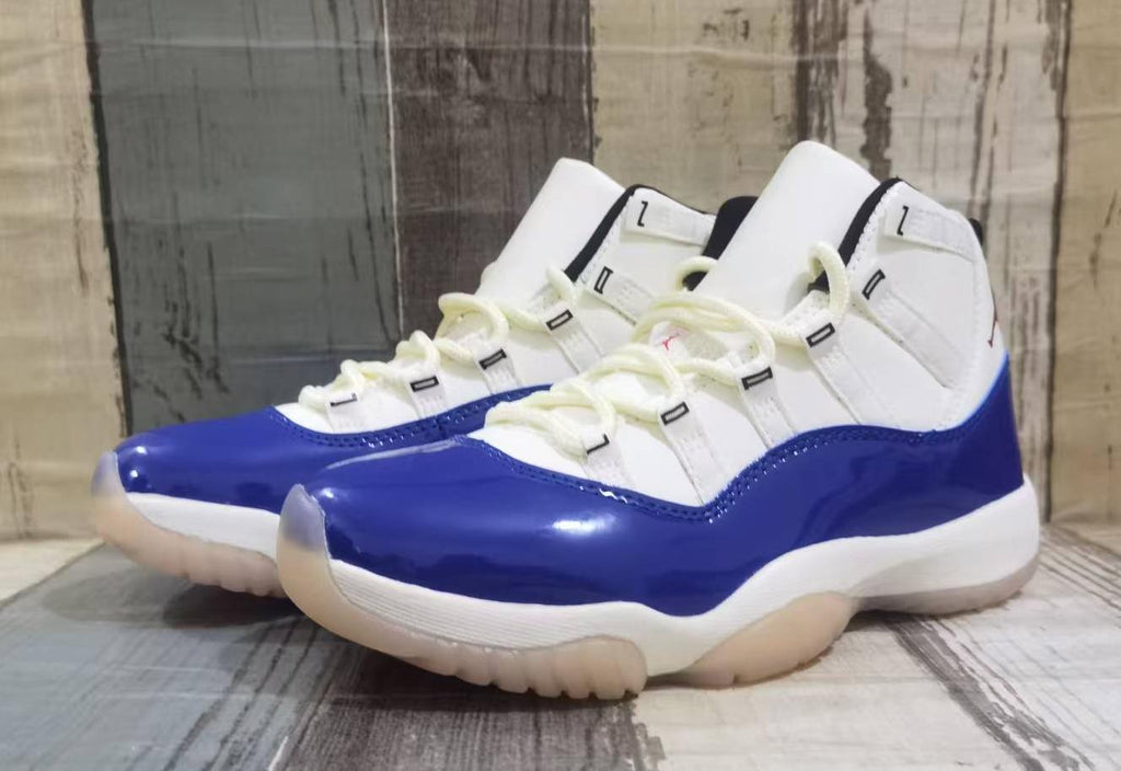 Air Jordan 11 Retro White, Blue & Red | Tricolor Rhythm Edit