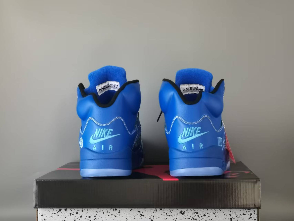 Air Jordan 5 Retro NY Arctic Blue / Black | Polar Skyline